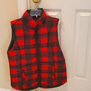 Women's Plaid Vest